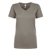 Next Level Women's Warm Grey Ideal V-Neck Tee