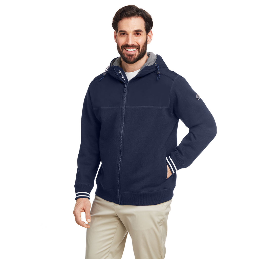 Nautica Men's Nautica Navy Navigator Full-Zip Jacket