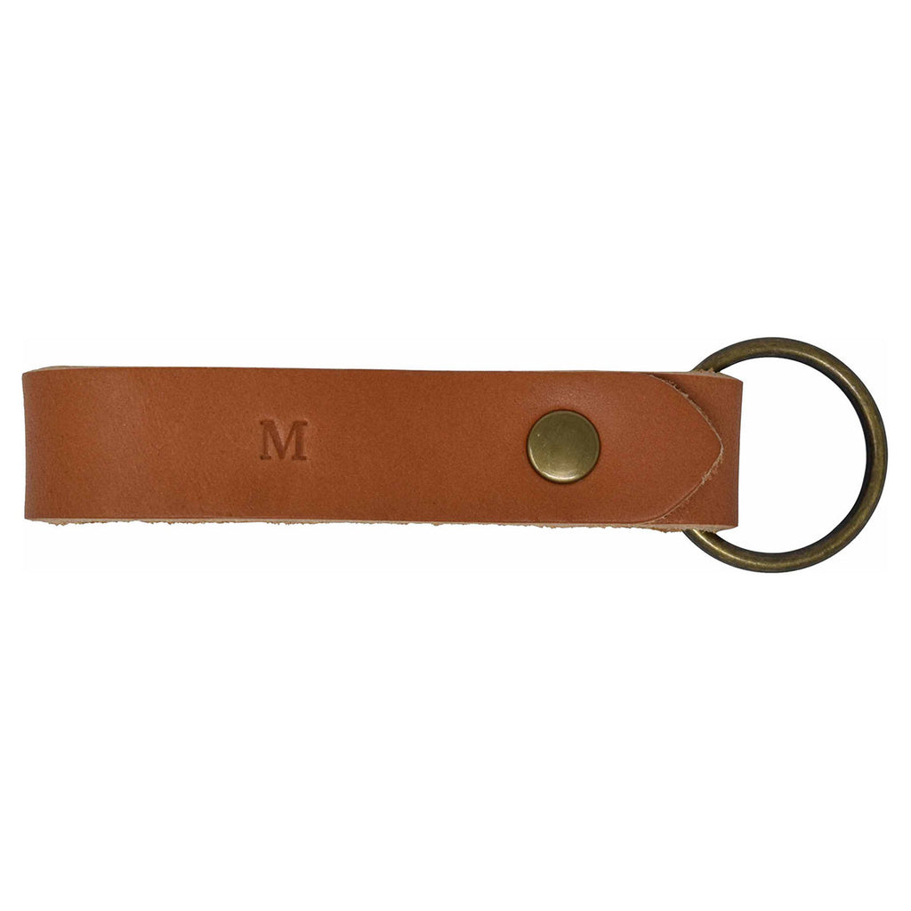 Northwind Supply Tan Personalized Loop Keychain