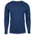 Next Level Men's Cool Blue Premium Fitted Long-Sleeve Crew Tee