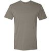 Next Level Men's Warm Grey Premium Fitted CVC Crew Tee