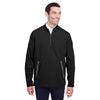 North End Men's Black/Carbon Quest Stretch Quarter-Zip