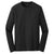 New Era Men's Black Heritage Blend Long Sleeve Crew Tee