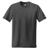 New Era Men's Black Heather Suede Cotton Crew Tee