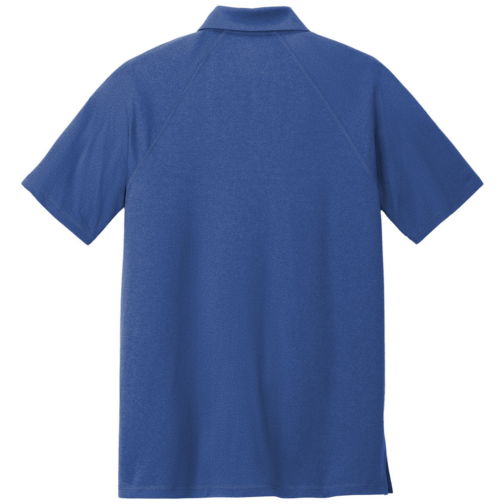 New Era Men's Royal Heather Power Polo