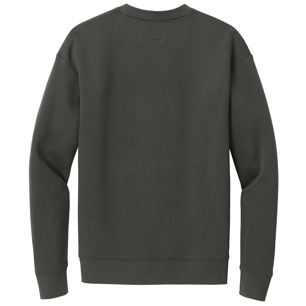 New Era Men's Graphite Heritage Fleece Pocket Crew