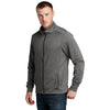 New Era Men's Graphite Heather Performance Terry Full-Zip