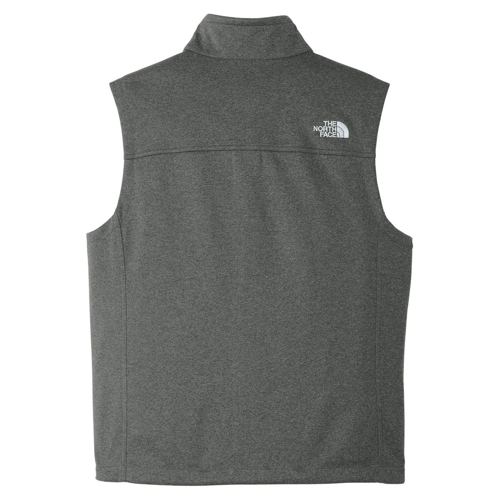 The North Face Men's Dark Grey Heather Ridgewall Soft Shell Vest