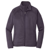 The North Face Women's Dark Eggplant Purple Heather Canyon Flats Stretch Fleece Jacket