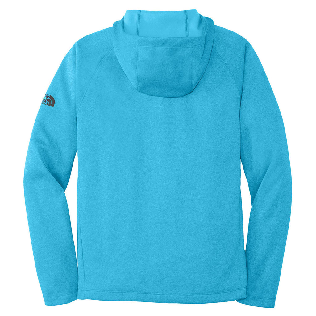 The North Face Men's Hyper Blue Heather Canyon Flats Fleece Hooded Jacket