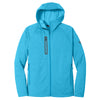 The North Face Men's Hyper Blue Heather Canyon Flats Fleece Hooded Jacket