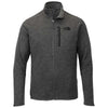 The North Face Men's Dark Grey Heather Skyline Full-Zip Fleece Jacket