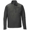 The North Face Men's Dark Grey Heather Skyline Fleece Half Zip