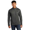 The North Face Men's Dark Grey Heather Skyline Fleece Half Zip