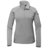 The North Face Women's Mid Grey Mountain Peaks Fleece Quarter Zip