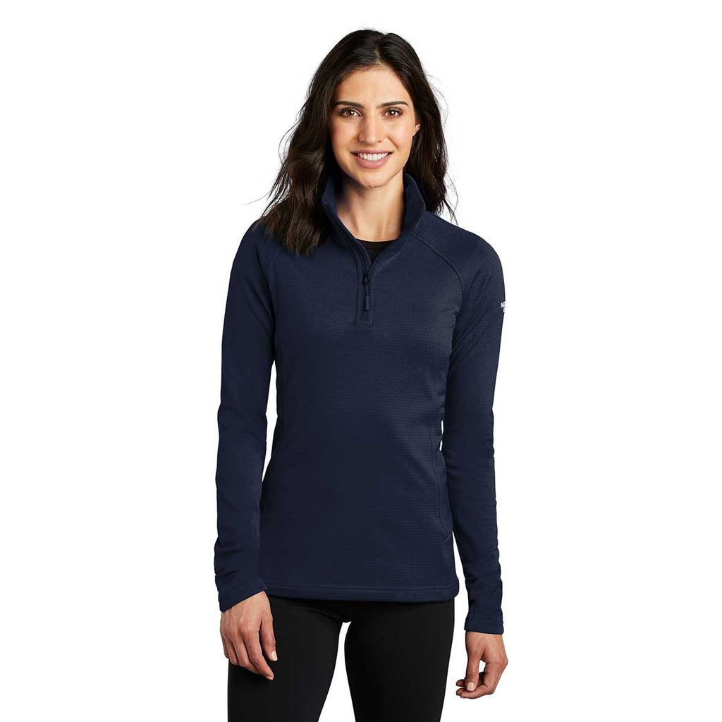 The North Face Women's Urban Navy Mountain Peaks Fleece Quarter Zip