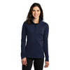 The North Face Women's Urban Navy Mountain Peaks Fleece Quarter Zip