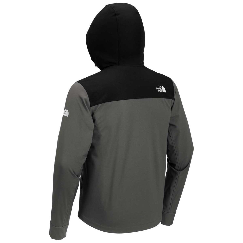 The North Face Men's Asphalt Grey Castle Rock Hooded Soft Shell Jacket