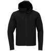 The North Face Men's TNF Black Castle Rock Hooded Soft Shell Jacket