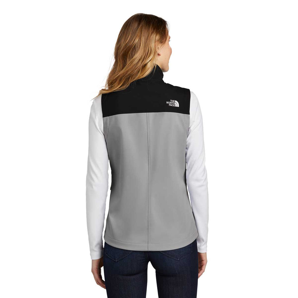 The North Face Women's Mid Grey Castle Rock Soft Shell Vest