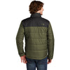 The North Face Men's Burnt Olive Green Chest Logo Everyday Insulated Jacket