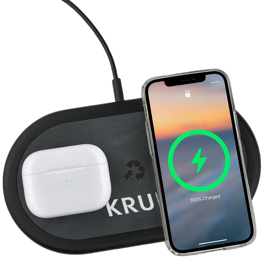 Nimble Black Apollo Duo Wirelesss Charging Pad