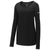 Nike Women's Black Core Cotton Long Sleeve Scoop Neck Tee