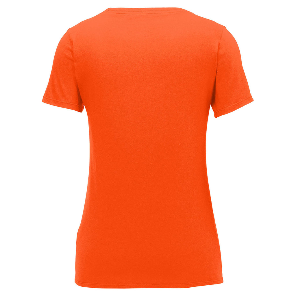 Nike Women's Brilliant Orange Core Cotton Scoop Neck Tee