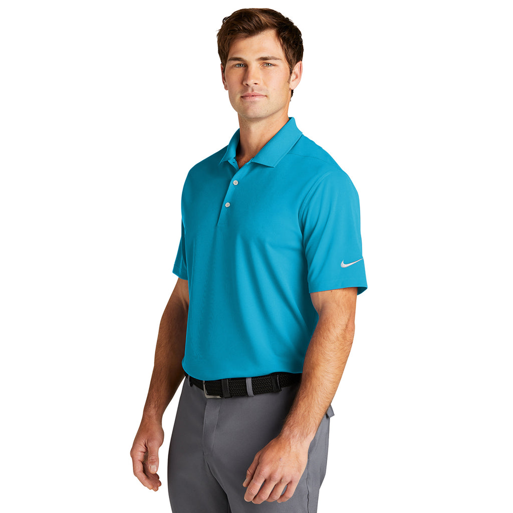 Nike Men's Tidal Blue Dri-FIT Micro Pique 2.0 Polo