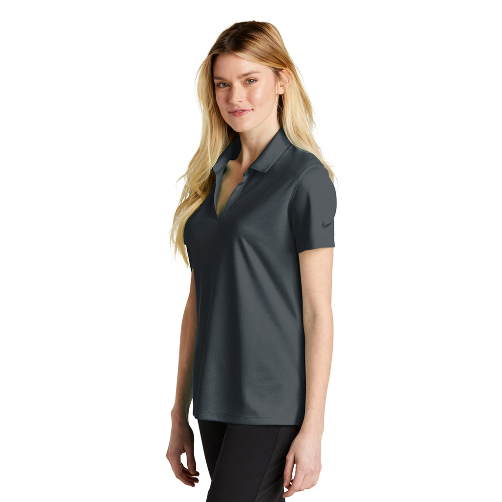 Nike Women's Anthracite Dri-FIT Micro Pique 2.0 Polo