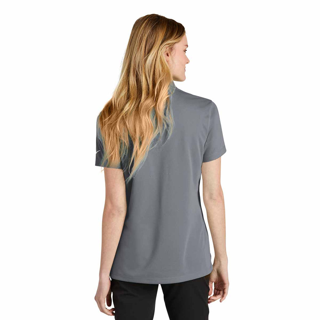 Nike Women's Cool Grey Dri-FIT Micro Pique 2.0 Polo