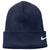 Nike College Navy Team Cuffed Beanie