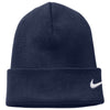 Nike College Navy Team Cuffed Beanie