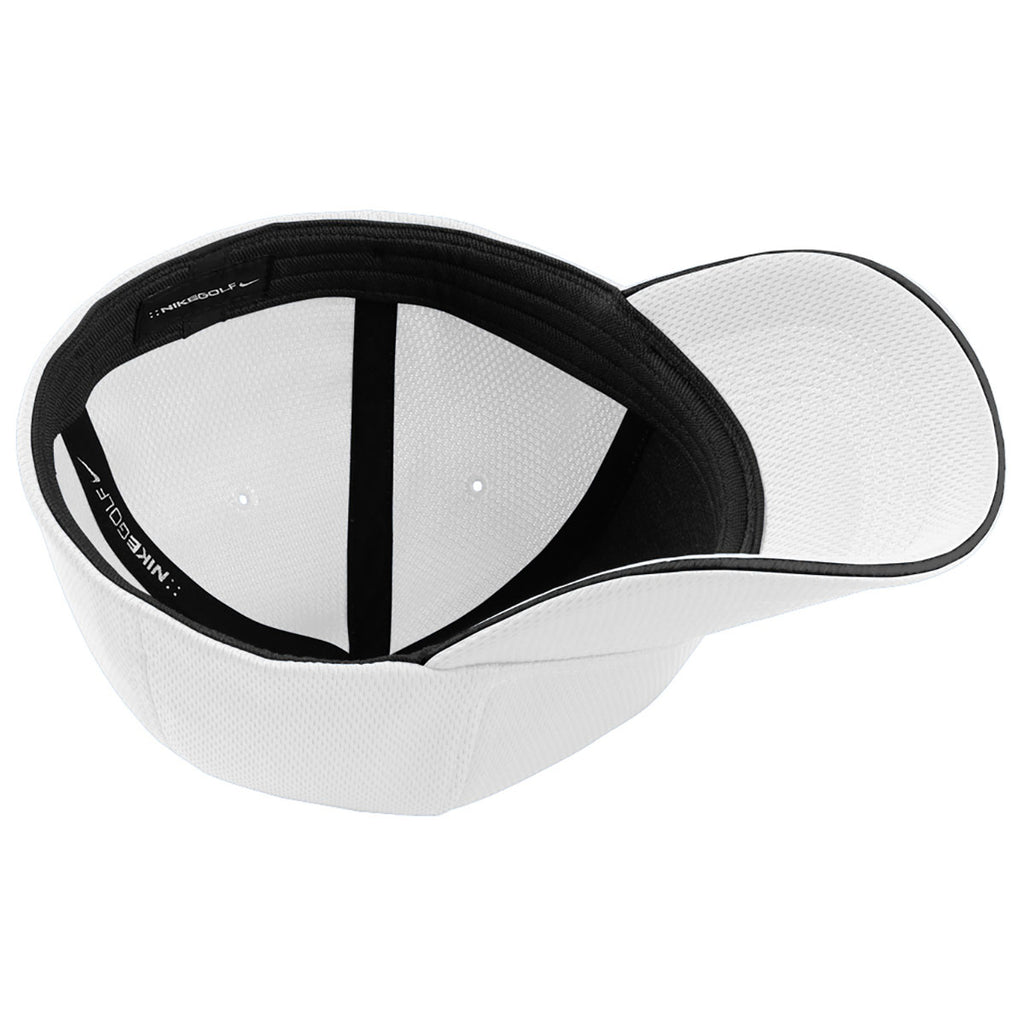 Nike White/Black Dri-FIT Stretch Mesh Sandwich Bill Cap