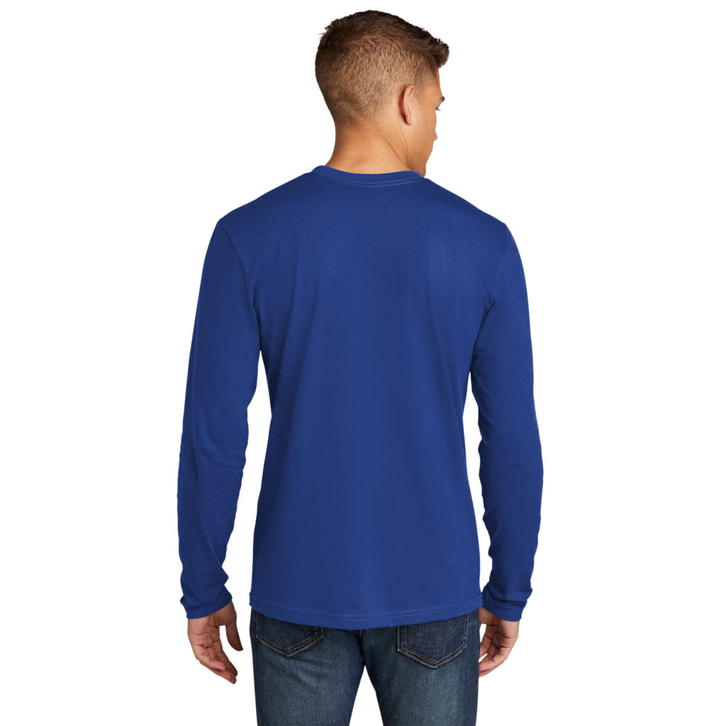 Next Level Men's Royal Cotton Long Sleeve Tee