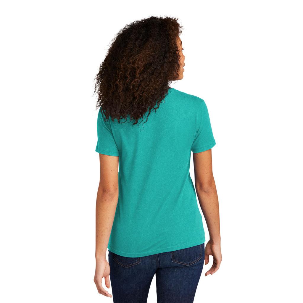 Next Level Women's Tahiti Blue Cotton Boyfriend Tee