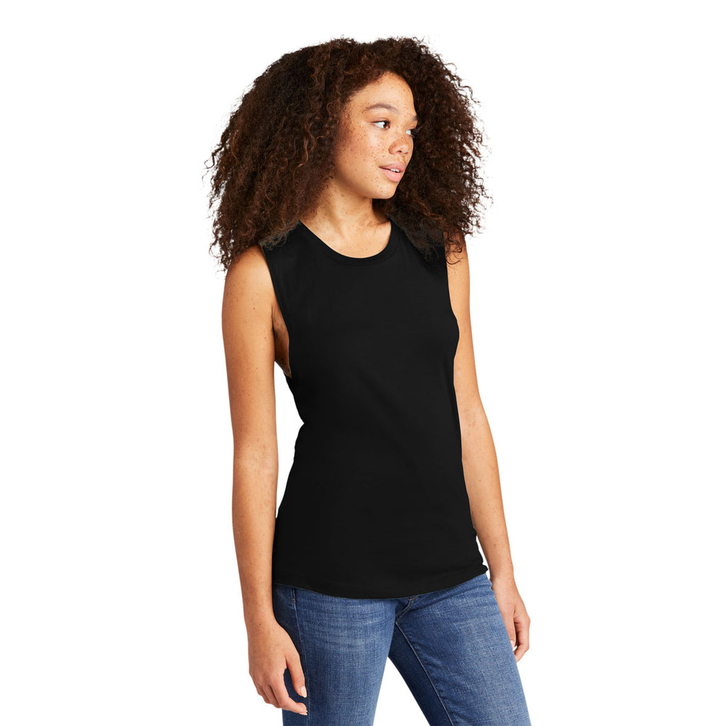 Next Level Women's Black Festival Muscle Tank