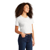 Next Level Women's White Festival Cali Crop Tee