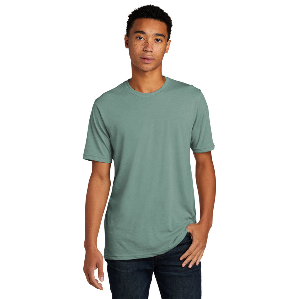 Next Level Unisex Stonewash Green Poly/Cotton Tee