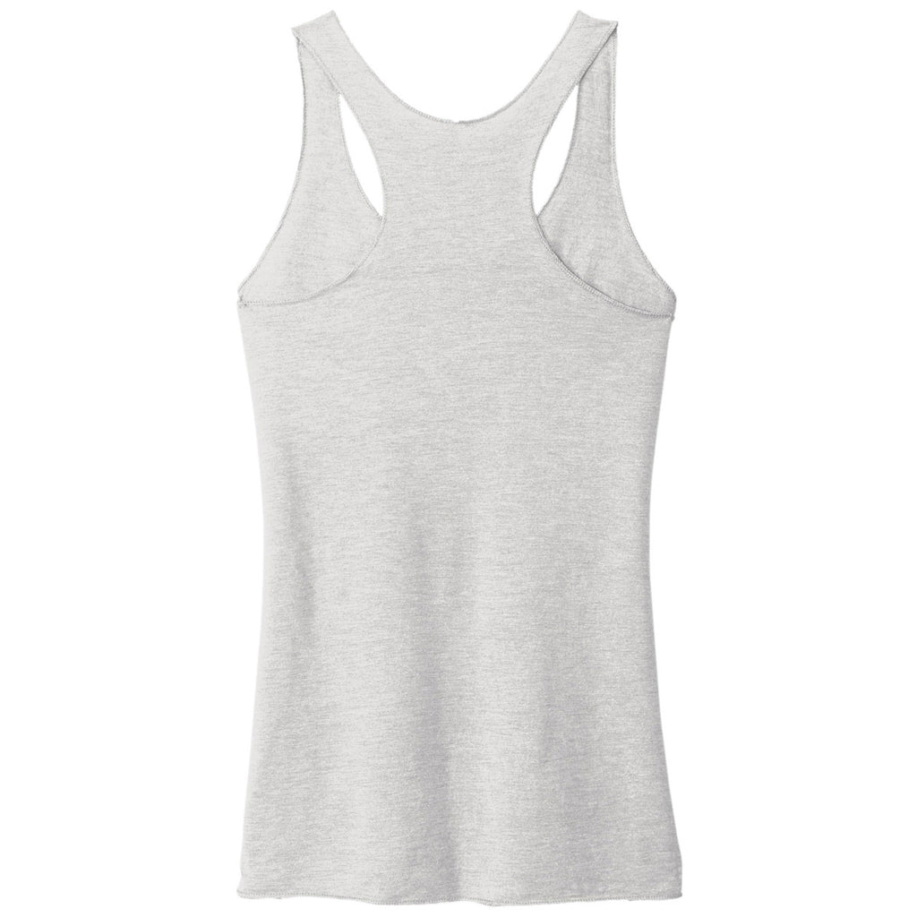 Next Level Women's Heather White Tri-Blend Racerback Tank