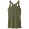 Next Level Women's Military Green Tri-Blend Racerback Tank