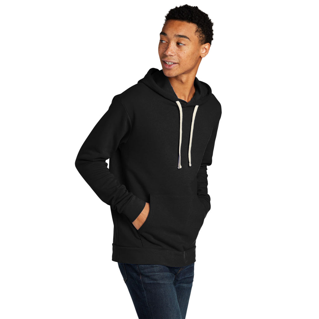 Next Level Unisex Black Beach Fleece Pullover Hoodie