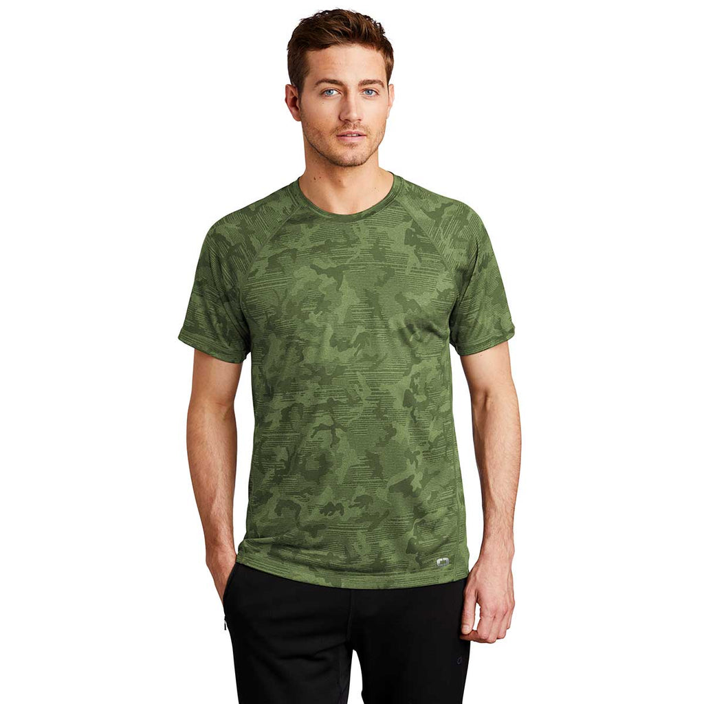 OGIO Men's Grit Green Camo Endurance Pulse Phantom Tee