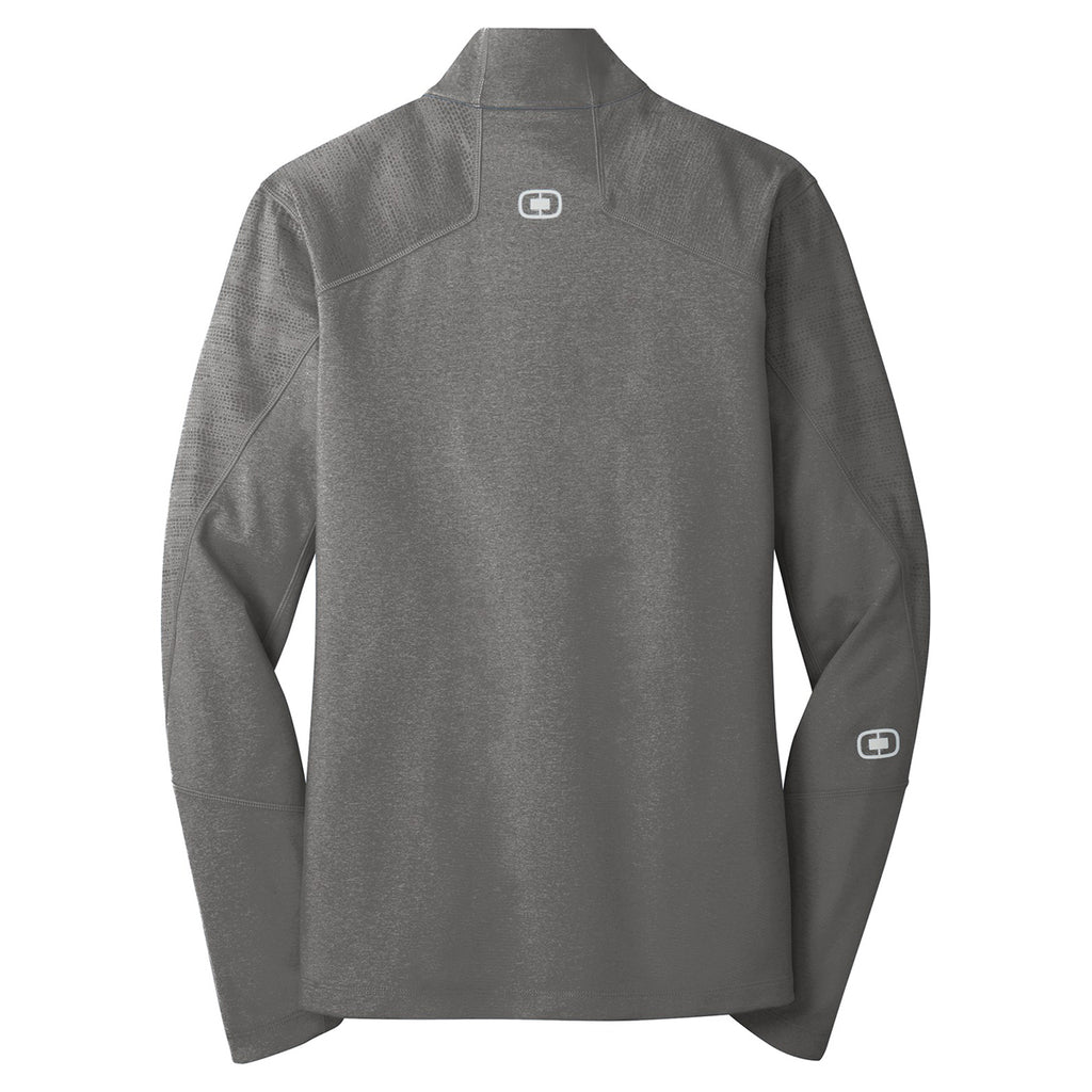 OGIO Endurance Men's Track Grey Heather Sonar Full-Zip