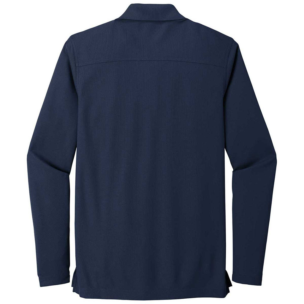 OGIO Men's Navy Caliber 2.0 Long Sleeve Polo