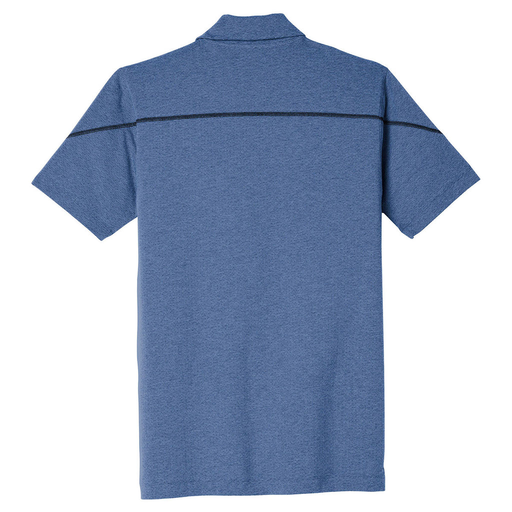 OGIO Men's Blue Heather Tread Polo