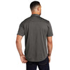 OGIO Men's Dark Heather Grey Gravitate Full-Button Polo