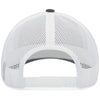 Pacific Headwear Graphite/White/Graphite Low-Pro Trucker Cap