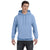 Hanes Men's Light Blue 7.8 oz. EcoSmart 50/50 Pullover Hood