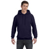 Hanes Men's Navy 7.8 oz. EcoSmart 50/50 Pullover Hood